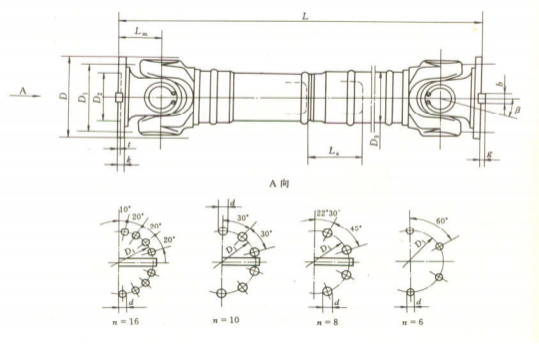 SWCBH 型標(biāo)準伸縮焊接式萬向聯(lián)軸器